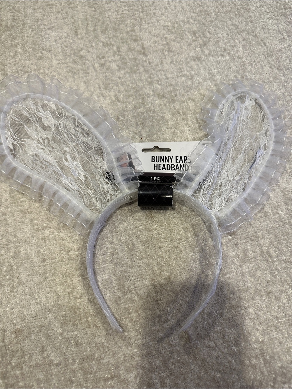 White Bunny Ear Headband for Kids - Fashion Accessory